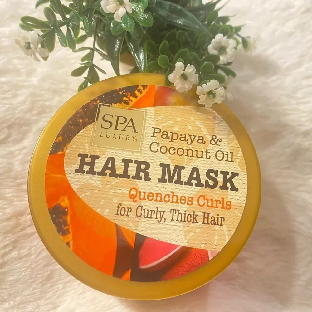 🔥Papaya & Coconut Oil Hair Mask - Gold